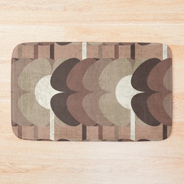 Item preview, Mocha Mousse retro flowers designed and sold by PerlaDesignArt.
