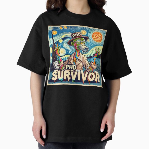 Item preview, PhD Survivor Cubism Art – The Ultimate Academic Trophy designed and sold by OzzFrequency.