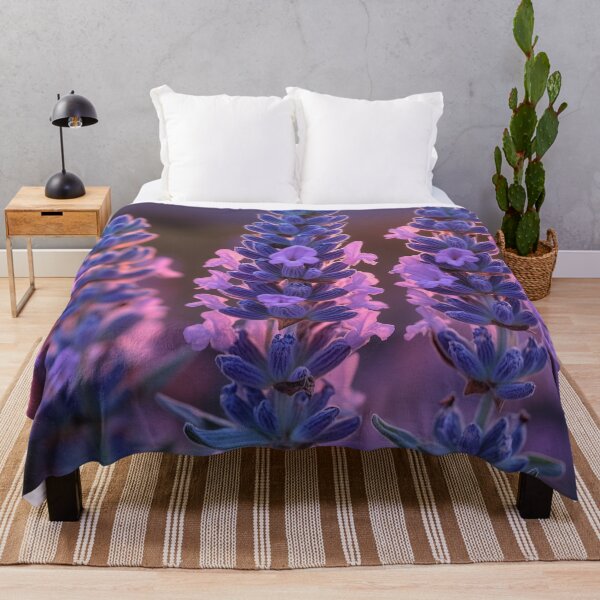Item preview, Flores de lavanda al atardecer designed and sold by flameandbloom.