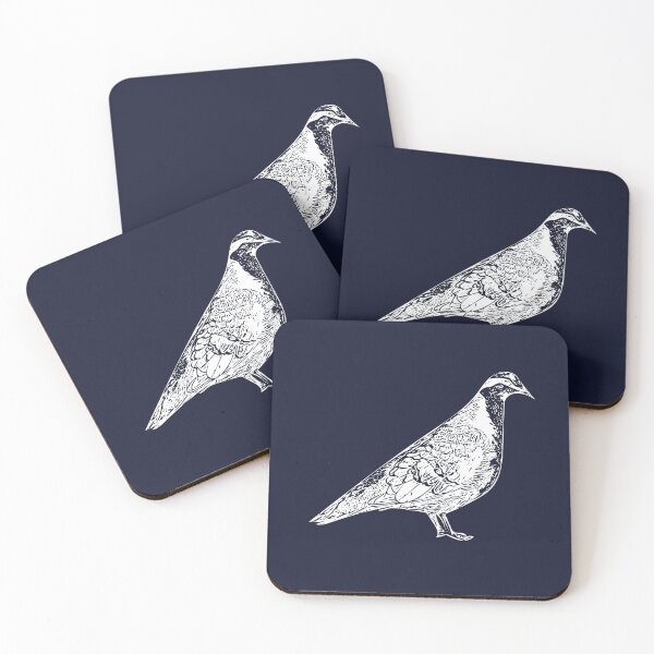 Item preview, Brush Bronzewing White Design  designed and sold by designsasstultd.