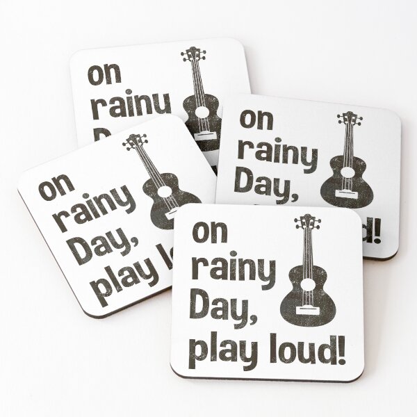 Item preview, Ukulele: on rainy day, play loud! designed and sold by UkeverseGifts.