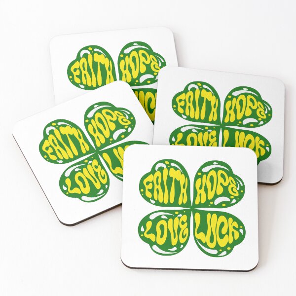 Item preview, Faith,Hope,Love,Luck clover with meanings designed and sold by wesdesignshop.