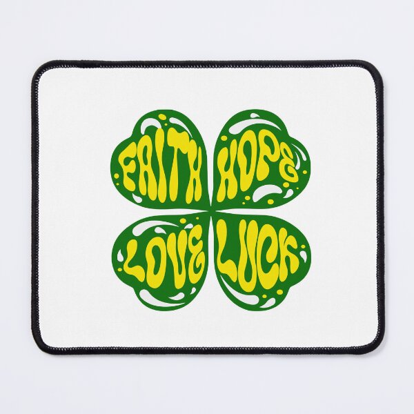 Item preview, Faith,Hope,Love,Luck clover with meanings designed and sold by wesdesignshop.