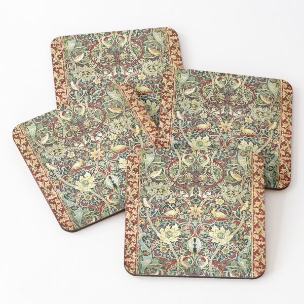 Item preview, William Morris Bullerswood Antique Rug Print designed and sold by Vicky Brago-Mitchell®.