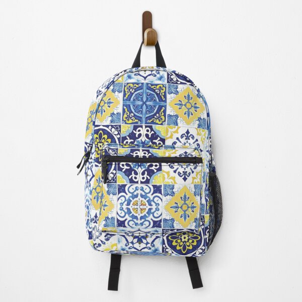 Item preview, Seaside charm - Mediterranean tiles print designed and sold by hellcom.