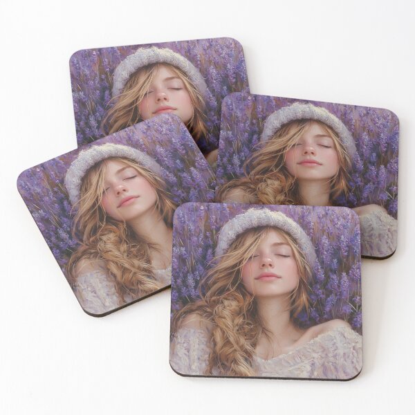 Item preview, Lavender Dreamscape Portrait designed and sold by flameandbloom.