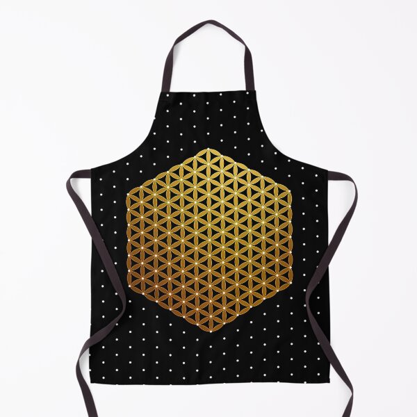 Item preview, Golden Sacred Geometry Dots | SG001 | HEX-FILL | Gold | FULL ⚫️ Black designed and sold by Re.SOURCE.
