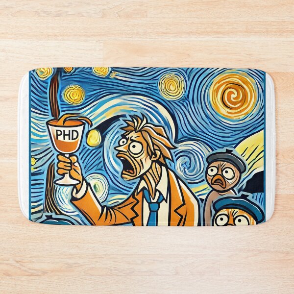 Item preview, PhD Survivor Cubism Art – The Ultimate Academic Trophy designed and sold by OzzFrequency.