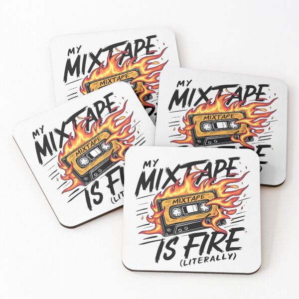 Item preview, My Mixtape Is Fire designed and sold by Jollys-ArtShop.