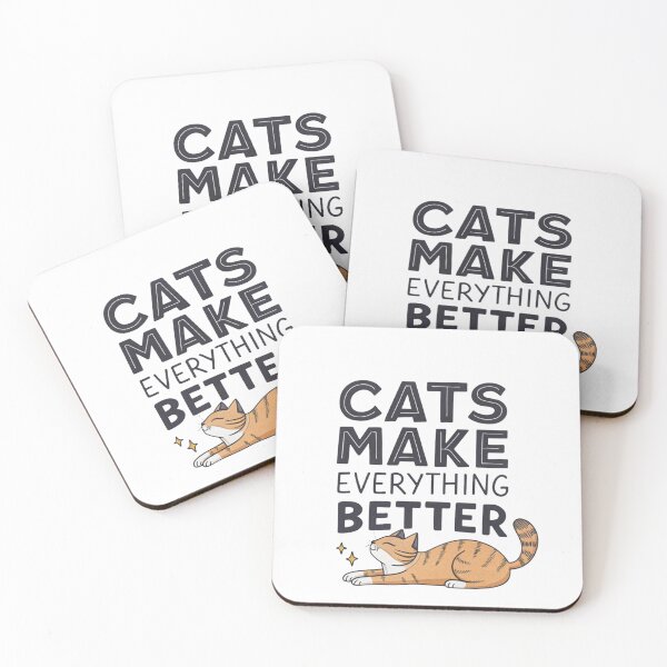 Item preview, CATS MAKE EVERYTHING BETTER designed and sold by SignumShop.