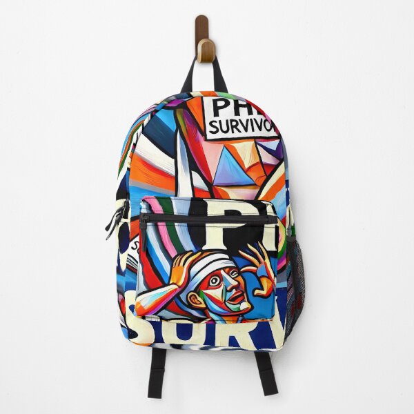 Item preview, PhD Survivor Cubism Art – The Ultimate Academic Trophy designed and sold by OzzFrequency.