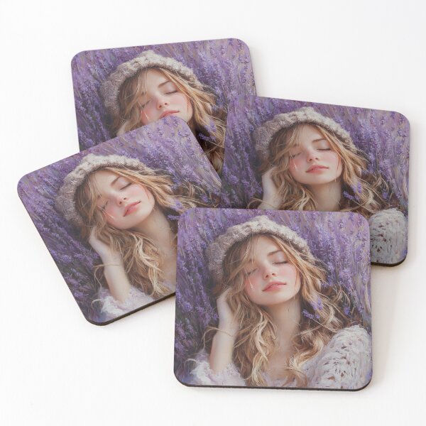 Item preview, Lavender Serenity Portrait designed and sold by flameandbloom.