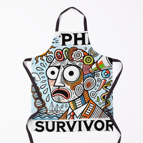 Item preview, PhD Survivor Cubism Art – The Ultimate Academic Trophy designed and sold by OzzFrequency.