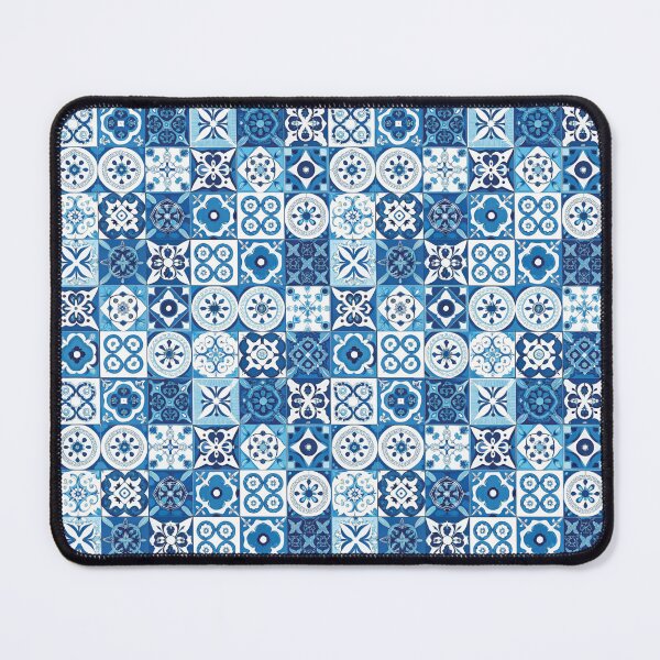 Item preview, Coastal Tiles - Mediterranean tiles print designed and sold by hellcom.
