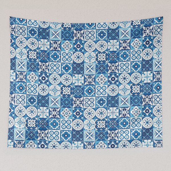 Item preview, Coastal Tiles - Mediterranean tiles print designed and sold by hellcom.