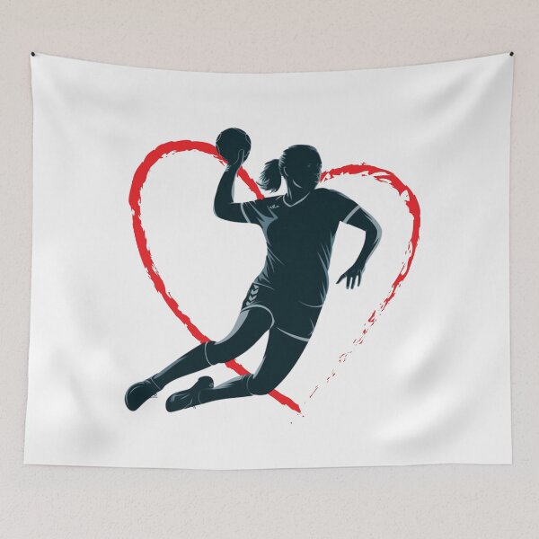 Item preview, Handball Player Women Girls Kids T-Shirt designed and sold by thenewking.