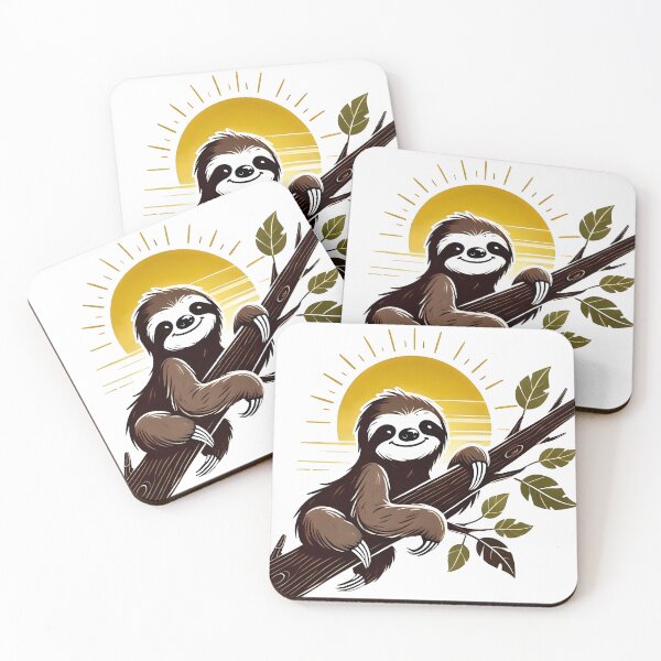 Item preview, Children cartoon, sloth cartoon, chibi kawaii designed and sold by TrueArtVibes.