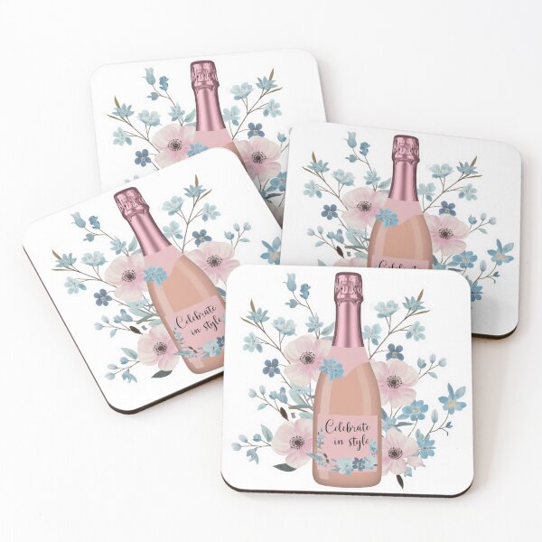 Item preview, Wine with flowers - celebrate in style designed and sold by ArtemisDesignss.