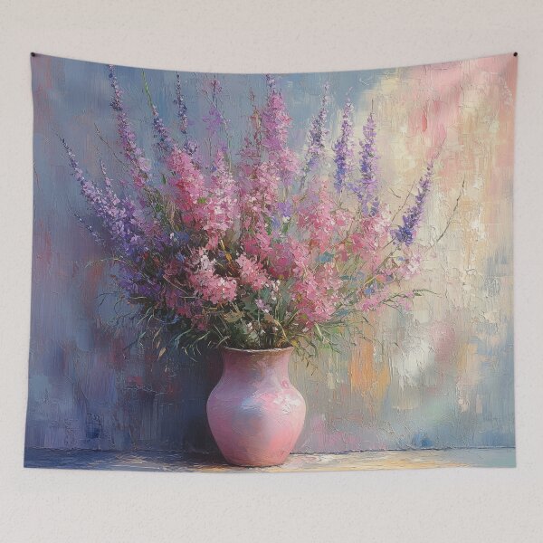 Item preview, Pastel Floral Vase Elegance designed and sold by flameandbloom.
