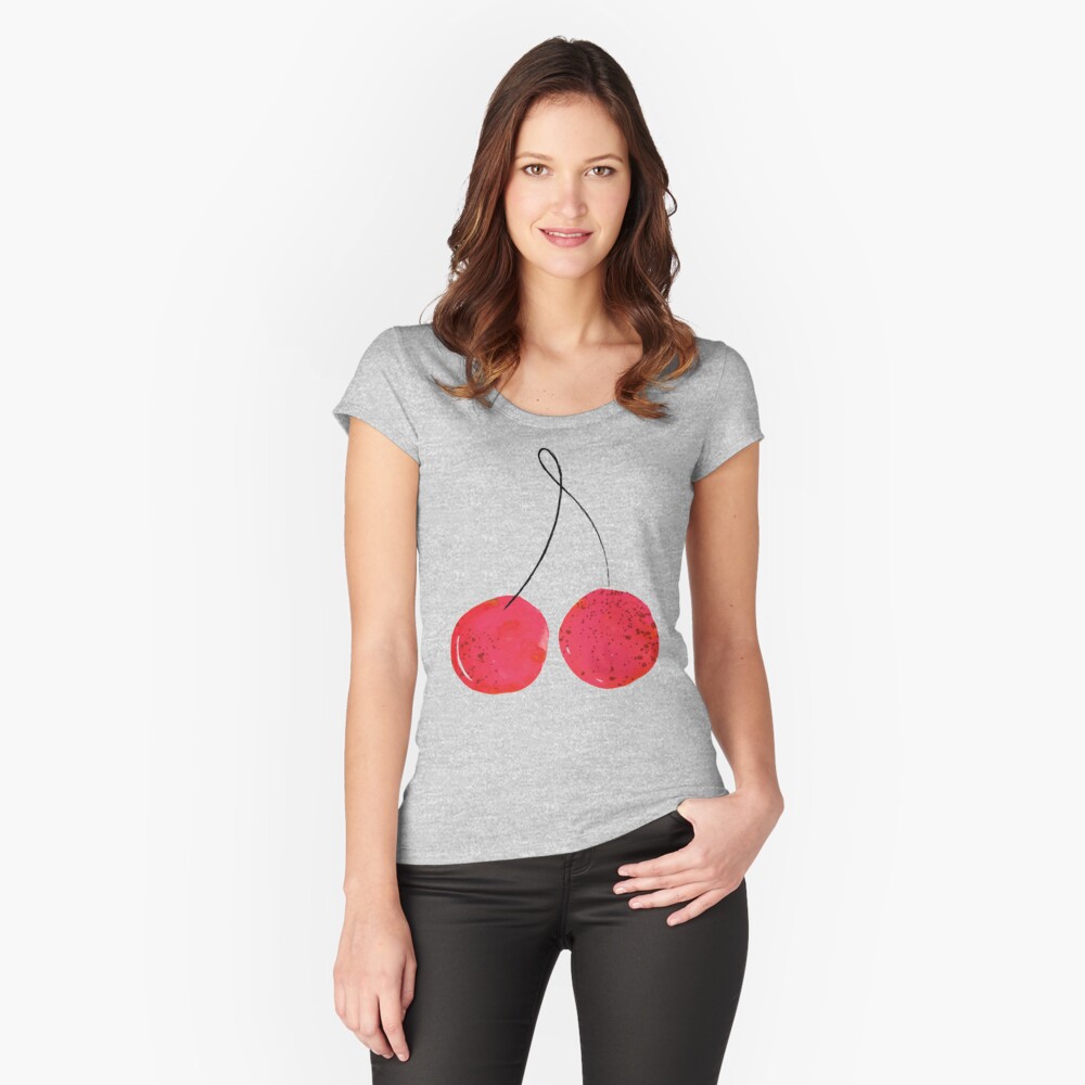 Item preview, Fitted Scoop T-Shirt designed and sold by HoopandHoller.