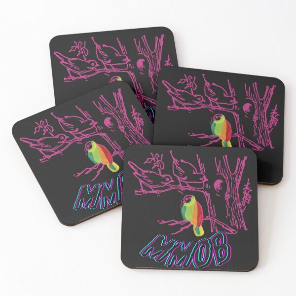 Item preview, Its The Caption For Me: Minding My Own Business MMOB Animal Birds Life Funny Fun Vibes Birds Sitting on Tree Branches Poking Looking  into Hole on a Tree designed and sold by NadeenInspires.