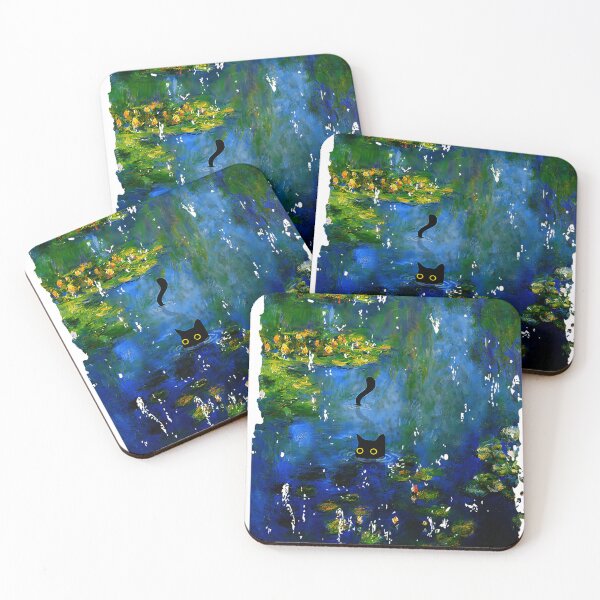 Item preview, Green Abstarct Art, Cat Abstract style art designed and sold by AddlPoolart.