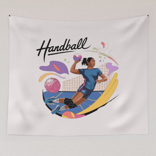 Item preview, Handball Player Women Girls Kids T-Shirt designed and sold by thenewking.
