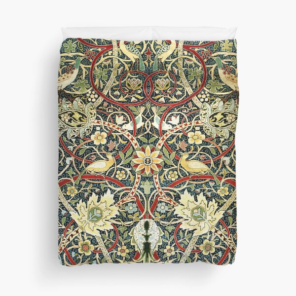 Item preview, William Morris Bullerswood Antique Rug Print designed and sold by Vicky Brago-Mitchell®.