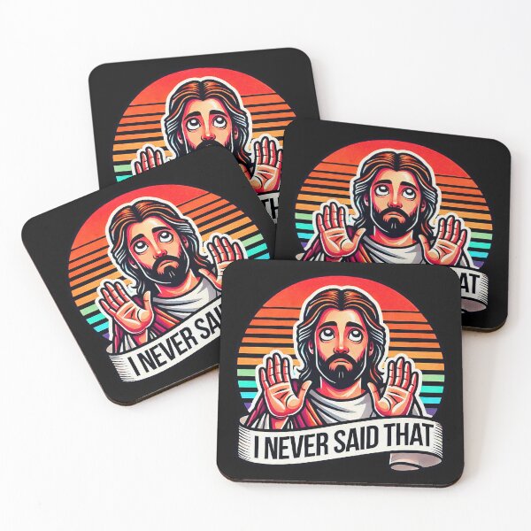 Item preview, I Never Said That Jesus meme designed and sold by plushism.