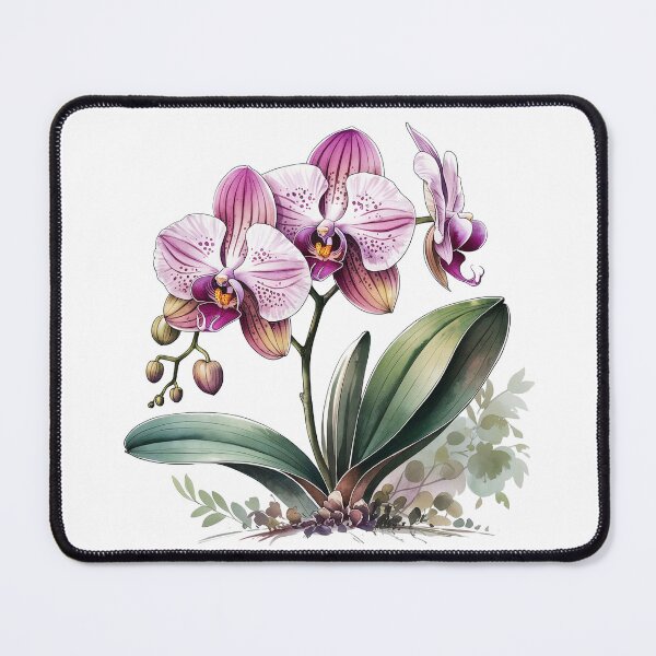 Item preview, Pink Orchid designed and sold by AntiqueWhiteArt.
