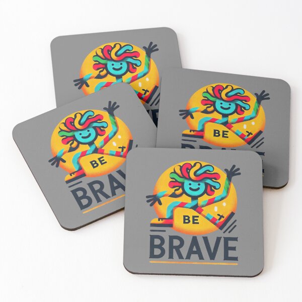 Item preview, Be BRAVE! Cool Weird Dude designed and sold by Shs-Kenya.