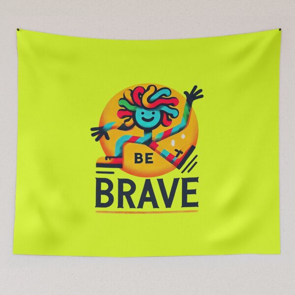 Item preview, Be BRAVE! Cool Weird Dude designed and sold by Shs-Kenya.