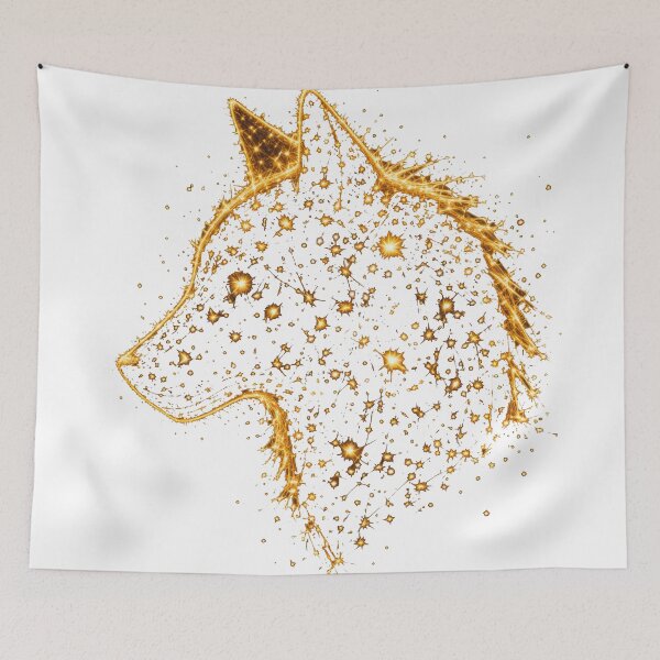 Item preview, Firefly Glow Wolf designed and sold by RebelPaintBrush.