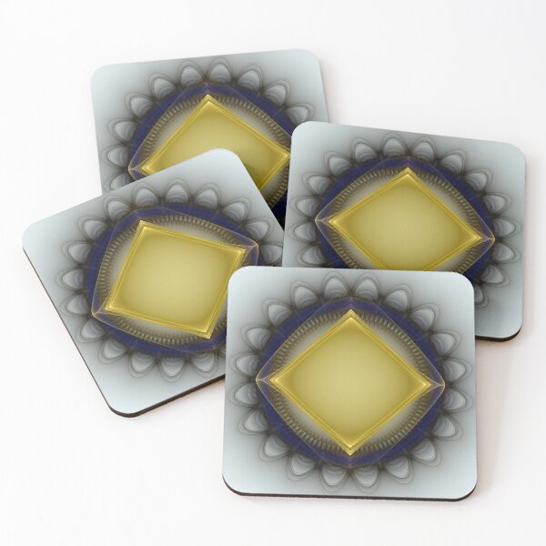 Item preview, Glowing abstract geometric ornament designed and sold by Galas Art.