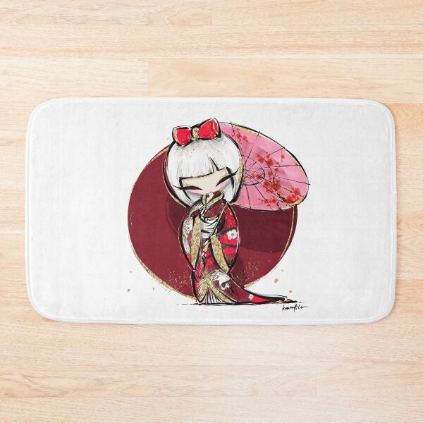 Item preview, Japan Inspired Girl Cgaracter with Cherry Blossoms Umbrella designed and sold by KaramfilaS.