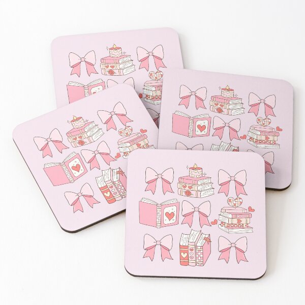 Item preview, All Booked Up For Valentine's Day Coquette Pink Bows Girly designed and sold by SunfullyYours.