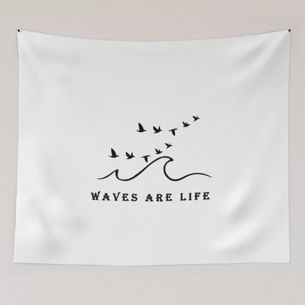 Item preview, Waves Are Life - Ocean Lover Design designed and sold by Stylefishing.