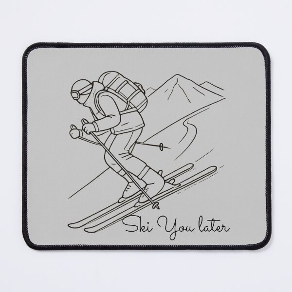 Item preview, Minimalist Winter Sports Gear: Unique Art Designs for Snow Lovers designed and sold by MiszungART.