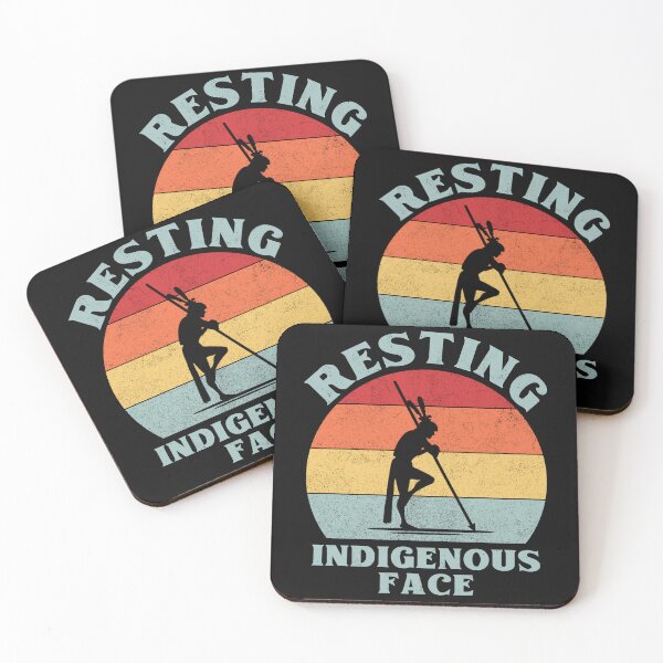 Item preview, Resting Indigenous Face  designed and sold by ManiaGrania.