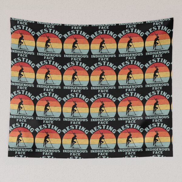 Item preview, Resting Indigenous Face  designed and sold by ManiaGrania.