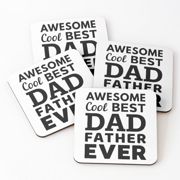 Item preview, Awesome Cool Best Father Dad Ever quote designed and sold by mysteriousquote.