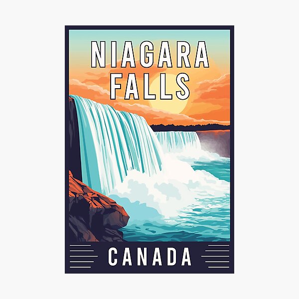 Item preview, Discover Breathtaking Niagara Falls in Canada - Travel Art designed and sold by turtlestart.