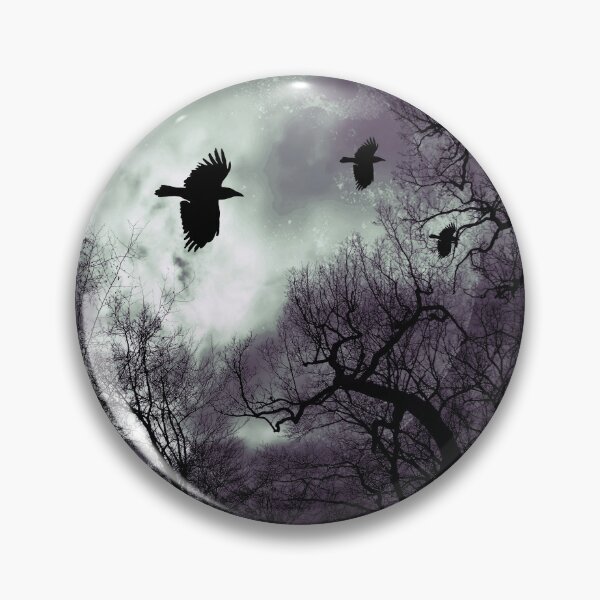 Item preview, Crows and Supermoon designed and sold by Palatinasart.