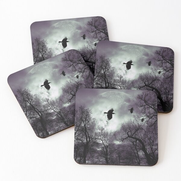 Item preview, Crows and Supermoon designed and sold by Palatinasart.