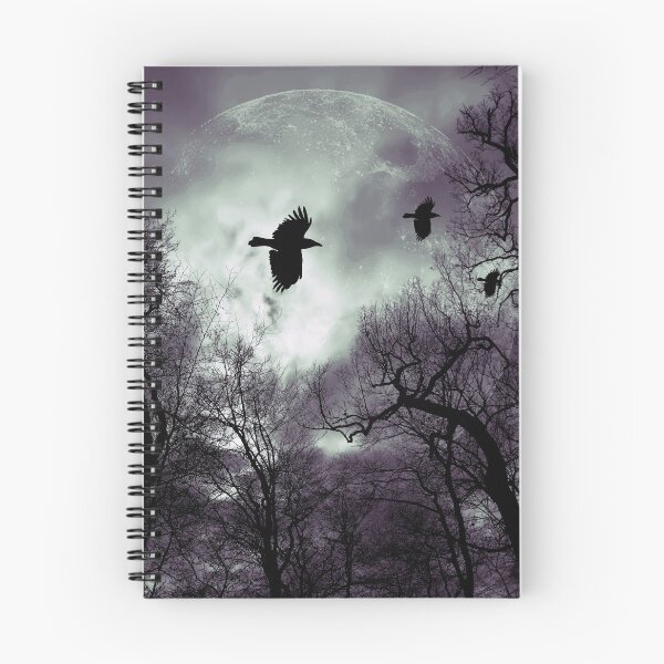Item preview, Crows and Supermoon designed and sold by Palatinasart.