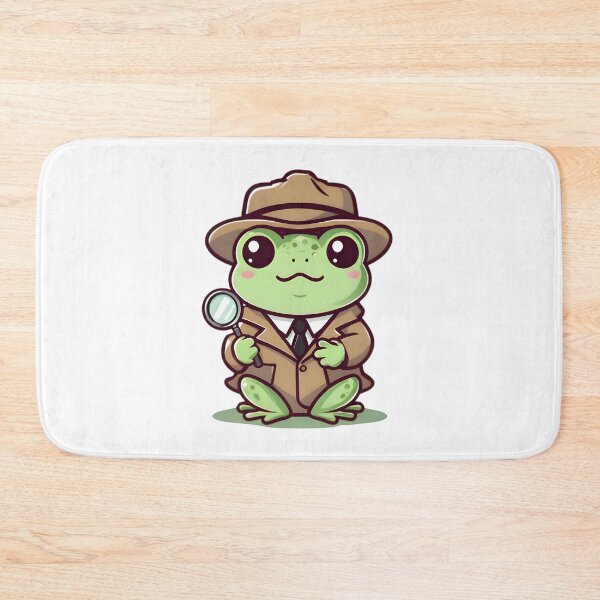 Item preview, A Cute Detective Frog designed and sold by DWorriBHappi.