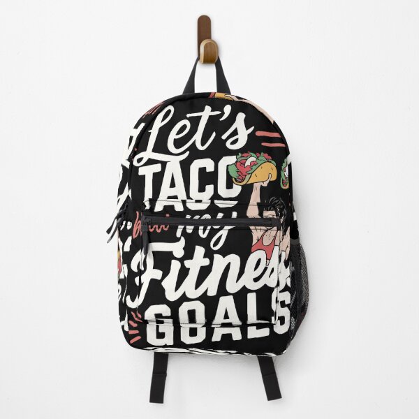 Item preview, Let’s Taco ‘bout My Fitness Goals Funny Resolution designed and sold by trendparrot.