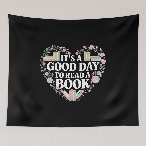 Item preview, It's a good day to read a book, i heart books floral shirt designed and sold by Mateusz Majcherek.