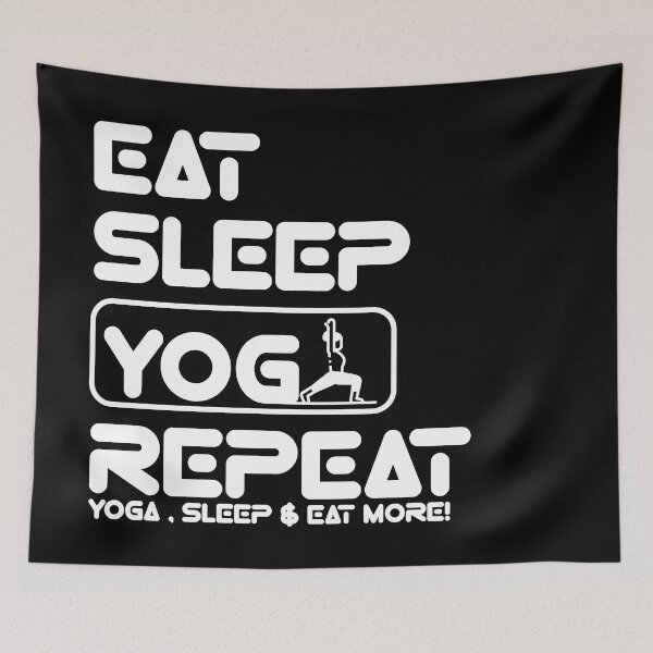 Item preview, Yogini Life: Eat, Sleep, Repeat  designed and sold by Eksama Design.