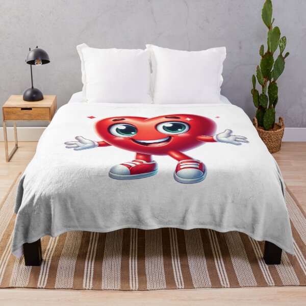 Item preview, Cheerful Cartoon Heart with Arms and Legs designed and sold by RainbowSlide.